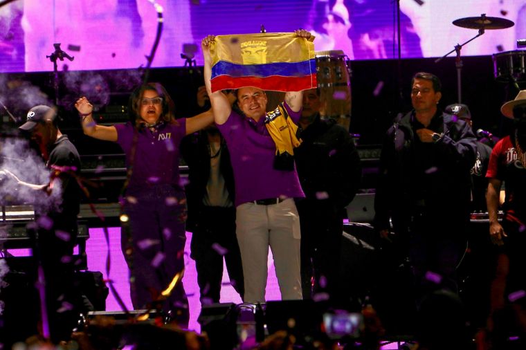 Daniel Noboa gobernará Ecuador hasta 2029 luego del triunfo de este domingo. Foto: EFE
