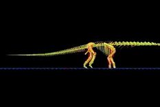 como caminaba un gigante de 40 metros y 80 toneladas