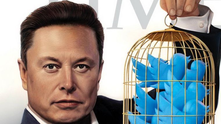 Musk juega fuerte en Twitter. Foto: Time.