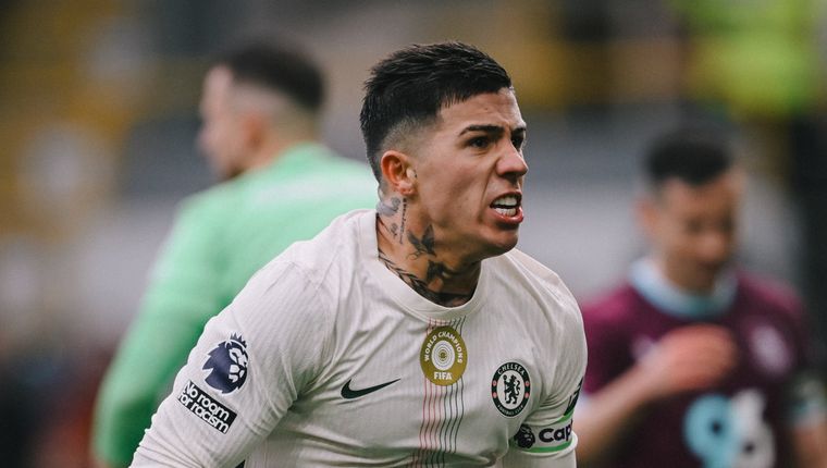 Enzo Fernández marcó el segundo gol en la victoria del Chelsea.