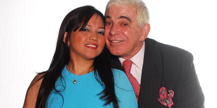 Carlos Perciavalle y la soñadora mendocina, Raquel Apple Videla. Foto: Ideas del Sur