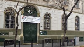 El colegio Guadalupe de Palermo donde ocurrió la explosión durante una feria de ciencias. El colegio Guadalupe de Palermo donde ocurrió la explosión durante una feria de ciencias.