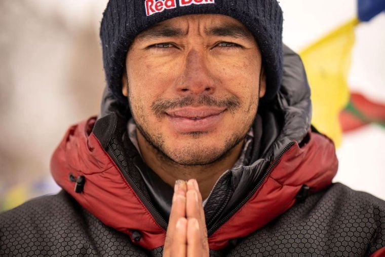Tras una avalancha, Nirmal Purja está desaparecido en el Broad Peak. Foto Red Bull