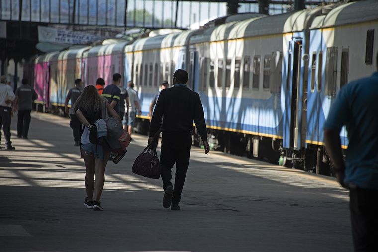 Los servicios del Tren Roca desde Constitución se mantienen suspendidos tras el incidente Foto: Juan Mateo Aberastain Zubimendi