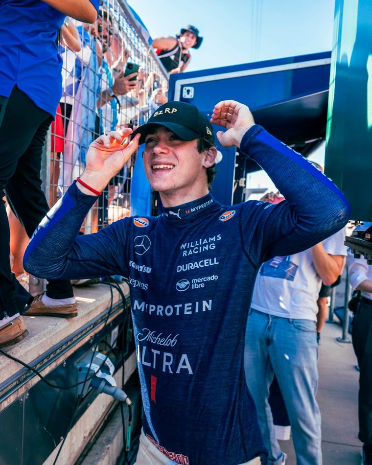 El argentino busca ganarse su butaca para el 2025. Foto: @WilliamsRacing
