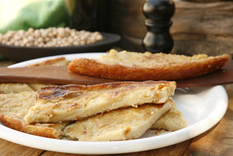 Faina casera: prepara este bocado italiano en tu cocina Foto: Shutterstock