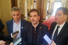 Sebastian Pareja, Cristian Ritondo y Diego Santilli.&nbsp;