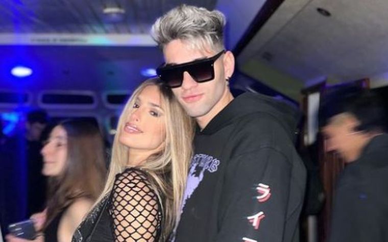 Julieta Poggio junto a Lucca Bardelli.