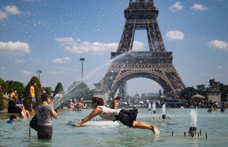 Europa vive una ola de calor histórica. Foto: Efe.