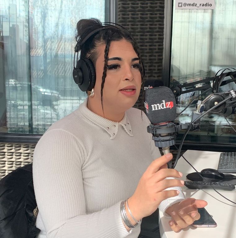 Charlotte Panasitti, es una mujer trans de 24 años, que actualmente tiene su estudio de danzas. Foto: MDZ Radio