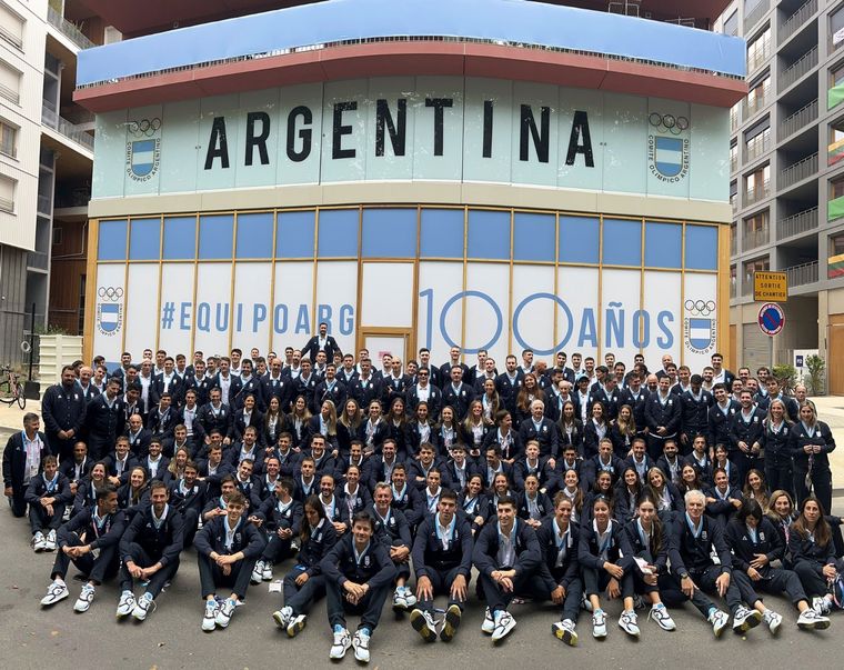 La delegación argentina participará del evento en el Stade de France. Foto: Juegos Olímpicos