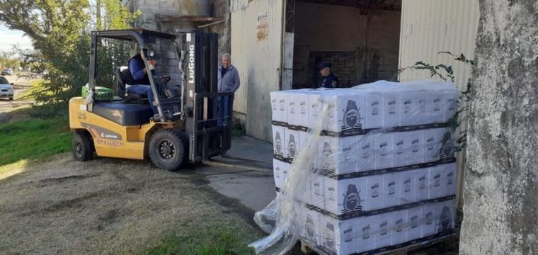 Parte del cargamento incautado Foto: Cable Digital