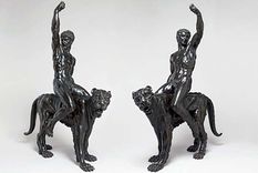 ¿el ultimo legado de miguel angel son dos estatuas de bronce?