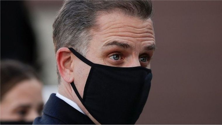 Hunter Biden habló con la BBC días después de que se publicó su libro de memorias, Cosas Bonitas. Foto: REUTERS