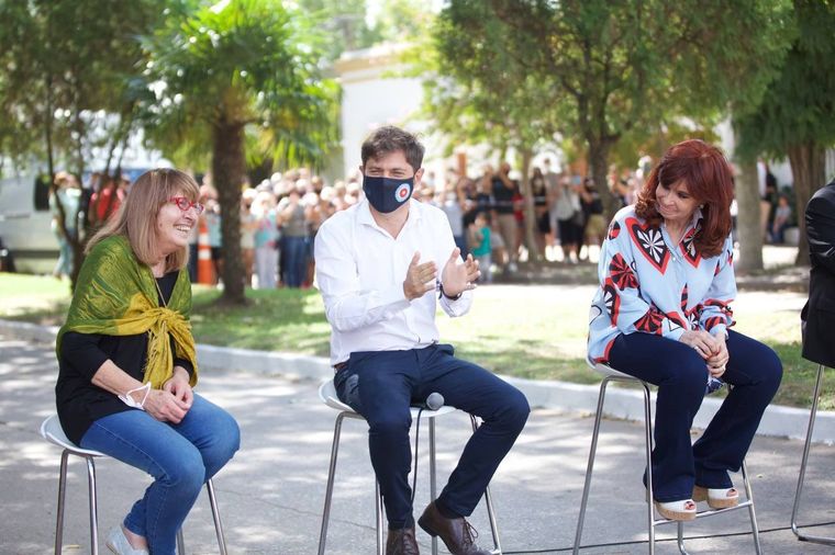 Cristina habló de la deuda en el acto organizado por Kicillof. Foto: Twitter Cristina Kirchner.