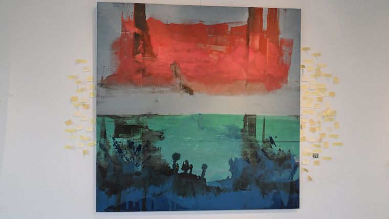 Obra de Verónica Valenti. Obra de Verónica Valenti.