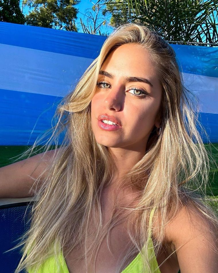 Sabrina Cortez fue directa con el Kun Agüero. Foto: Sabrina Cortez / Instagram