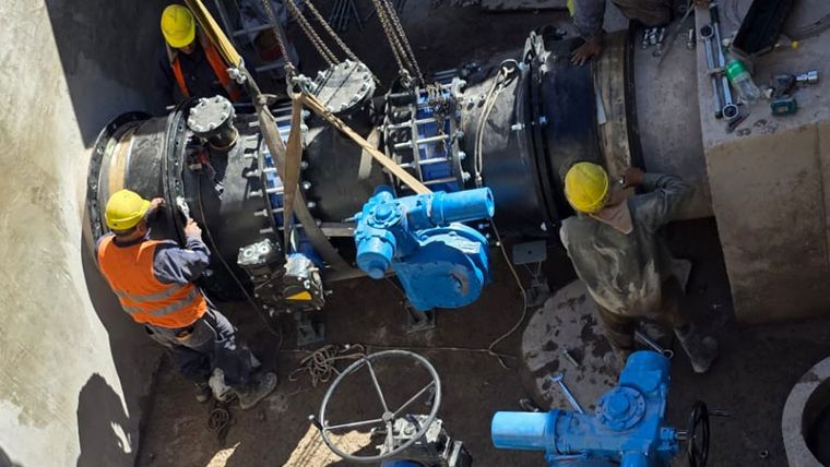 Aysam informó que, tras el corte de agua por los trabajos realizados, el servicio funciona al 100%.