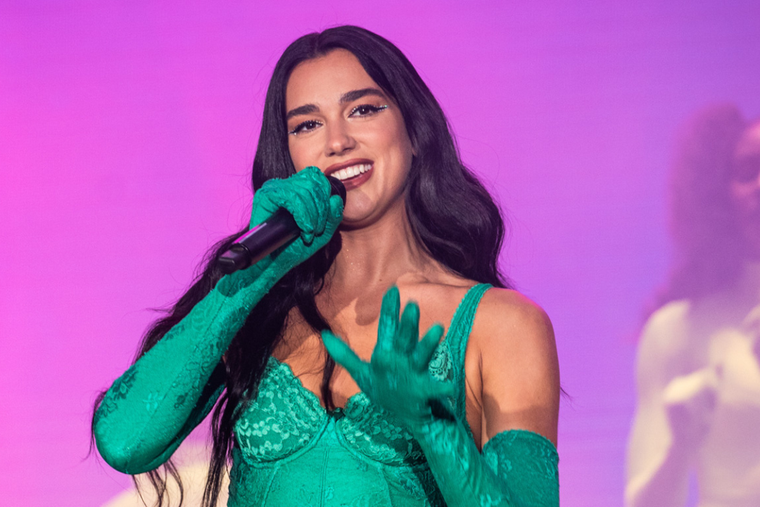 Dua Lipa enamoró a gran parte de Latinoamérica con su Future Nostalgia Tour Foto: Archivo