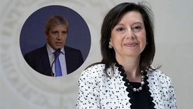 La vocera del FMI, Julie Kozack, y el ministro de Economía, Luis Caputo. La vocera del FMI, Julie Kozack, y el ministro de Economía, Luis Caputo.