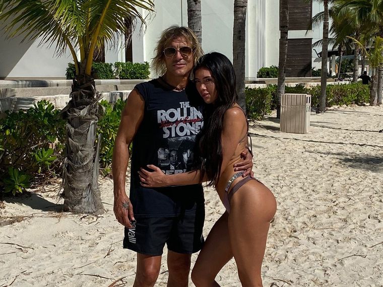 Claudio Caniggia y Sofía Bonelli