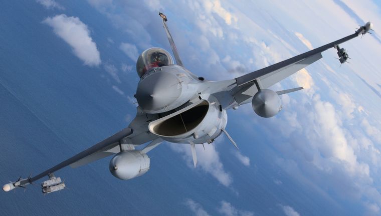 Así son los F-16 que adquirió la Argentina. Foto: Shutterstock