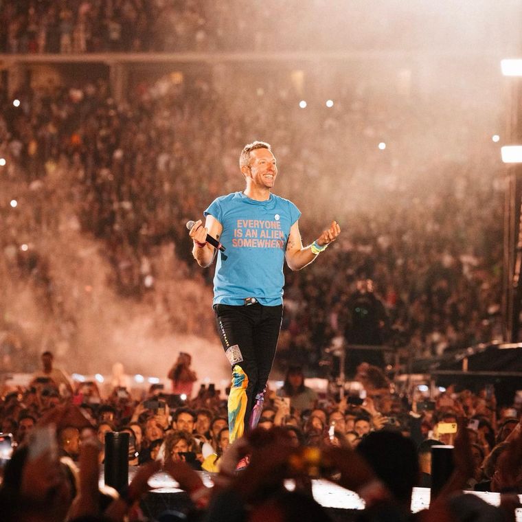 El músico británico, Chris Martin, tiene 45 años.