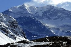 El andinista murió a metros de la cumbre del Cerro Aconcagua. Foto: ALF PONCE MERCADO / MDZ El andinista murió a metros de la cumbre del Cerro Aconcagua. Foto: ALF PONCE MERCADO / MDZ