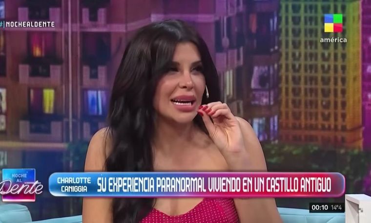 Charlotte Caniggia contó una increíble experiencia paranormal La hija de Mariana Nannis y Claudio Paul Caniggia recordó una impactante historia Foto: Captura de TV