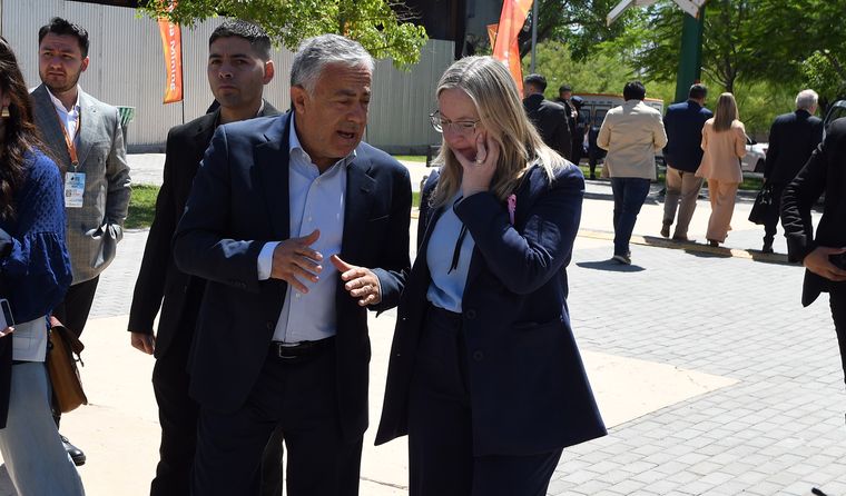 Alfredo Cornejo y Hebe Casado.&nbsp;