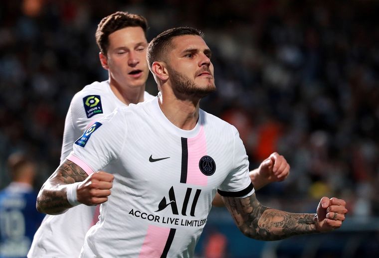Mauro Icardi, delantero del PSG. Foto: @PSG_espanol