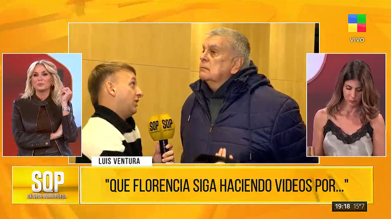 Luis Ventura y una explosiva reacción tras la crítica de Florencia Peña. Luis Ventura y una explosiva reacción tras la crítica de Florencia Peña. 