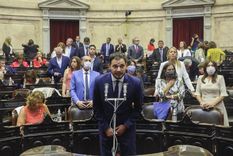 Álvaro Martínez en la Cámara de Diputados. Foto: Twitter Diputados Argentina