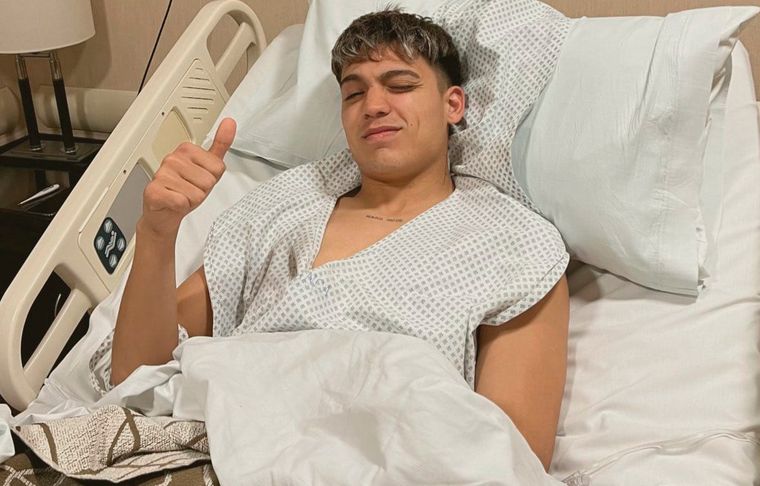 Exequiel Zeballos fue operado con éxito.