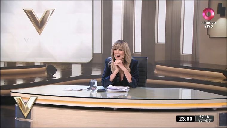 Viviana Canosa acertó en el rating con su vuelta a la televisión. Foto: captura de video El Nueve.