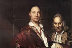 “Retrato de Giovanni Secco y su sirviente”