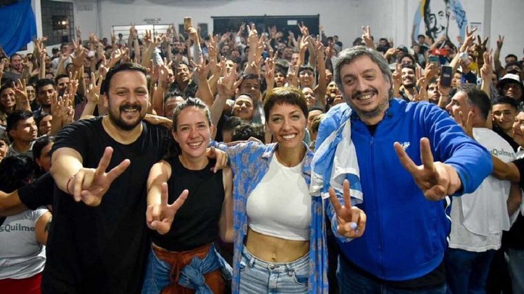 La intendenta de Quilmes, Mayra Mendoza con el Aval de Cristian y Máximo Kircner busca ser candidata a gobernadora de la provincia de Buenos Aires Foto: MDZ archivo