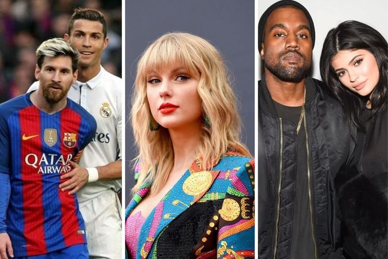 Messi, Taylor, Kanye Foto: MARCA