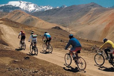 MDZol | El mountain bike logró unir a bikers de Argentina y Chile. Foto: Andrea Pelleriti