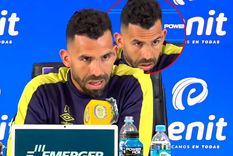 Tevez explotó ante las continuas preguntas sobre Broun y Servio. Tevez explotó ante las continuas preguntas sobre Broun y Servio.