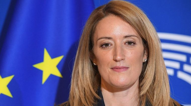 Metsola está contra el aborto legal. Foto: Político.eu