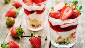 Un postre rico y fácil de hacer.