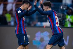 El Barcelona de los pibes le ganó 3-1 al Real Madrid en la final de la Supercopa de España. Foto: @FCBarcelona. El Barcelona de los pibes le ganó 3-1 al Real Madrid en la final de la Supercopa de España. Foto: @FCBarcelona.