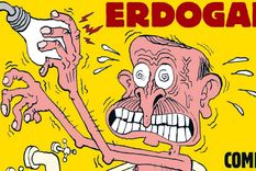 Charlie Hebdo Erdogan La tapa de la revista causó indignación en Turquía. Foto: CharlieHebdo.