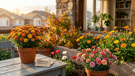 Flores para el otoño. Fuente: IA Gemini. Flores para el otoño. Fuente: IA Gemini.