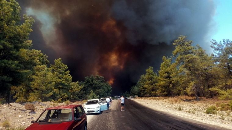 Turquía padece incendios forestales. Foto: DailySabah.