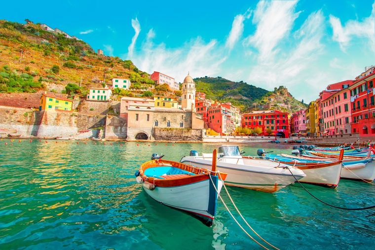 El pueblo se encuentra en la Riviera italiana Foto: Shutterstock