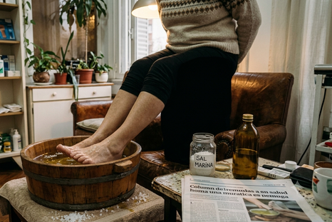 Relajación para los pies.&nbsp;