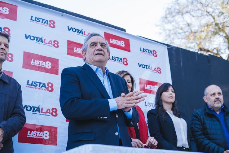Carlos Iannizzotto encabezó la lista de candidatos a diputados nacionales del Partido Federal en los comicios 2021. Foto: Prensa Partido Federal