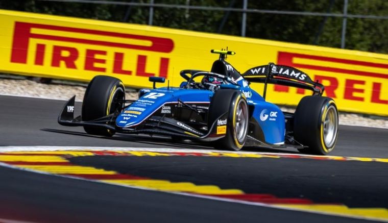 Franco Colapinto corriendo en Spa en la F2 (2024) Franco Colapinto corriendo en Spa en la F2 (2024)